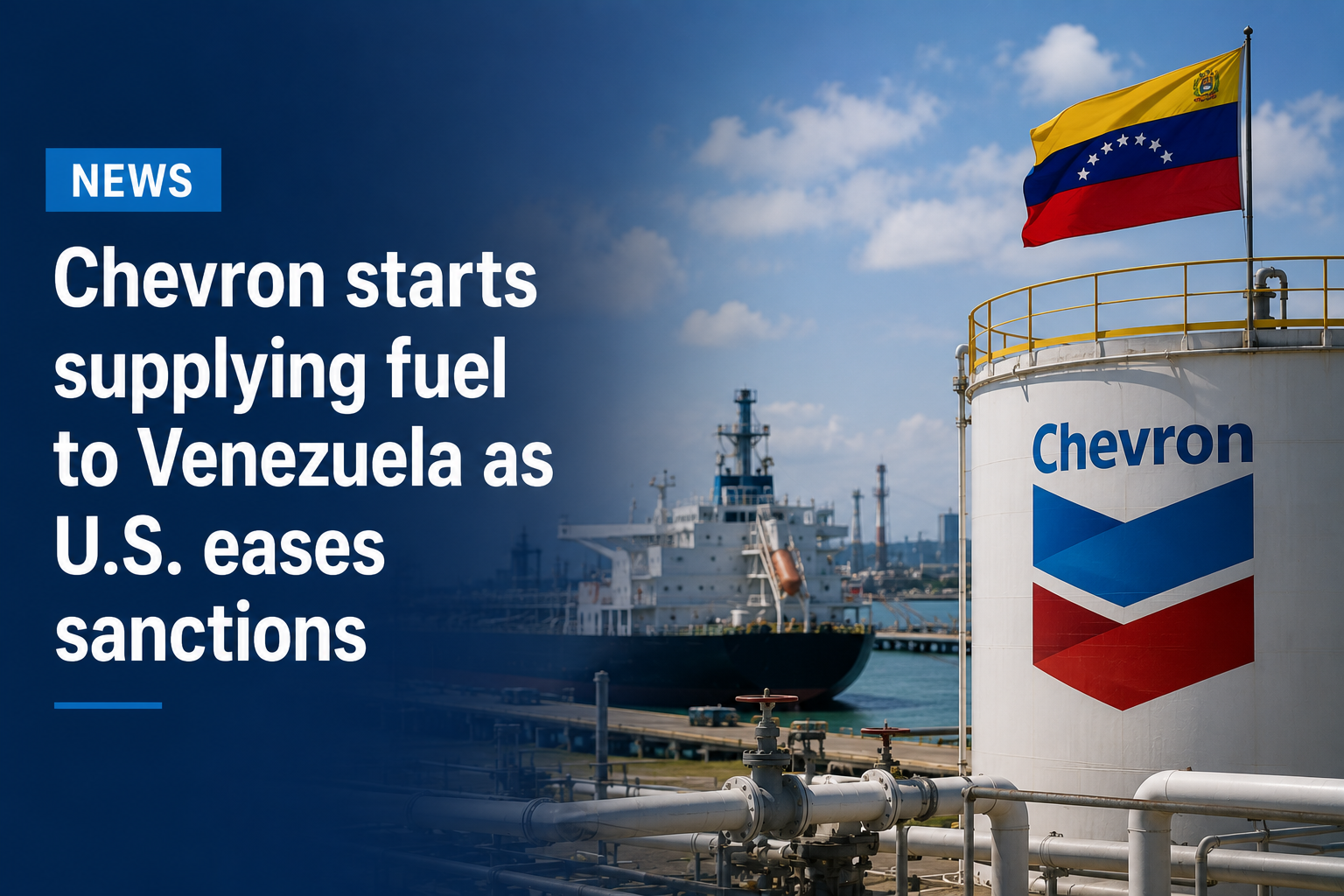 Chevron starts supplying fuel