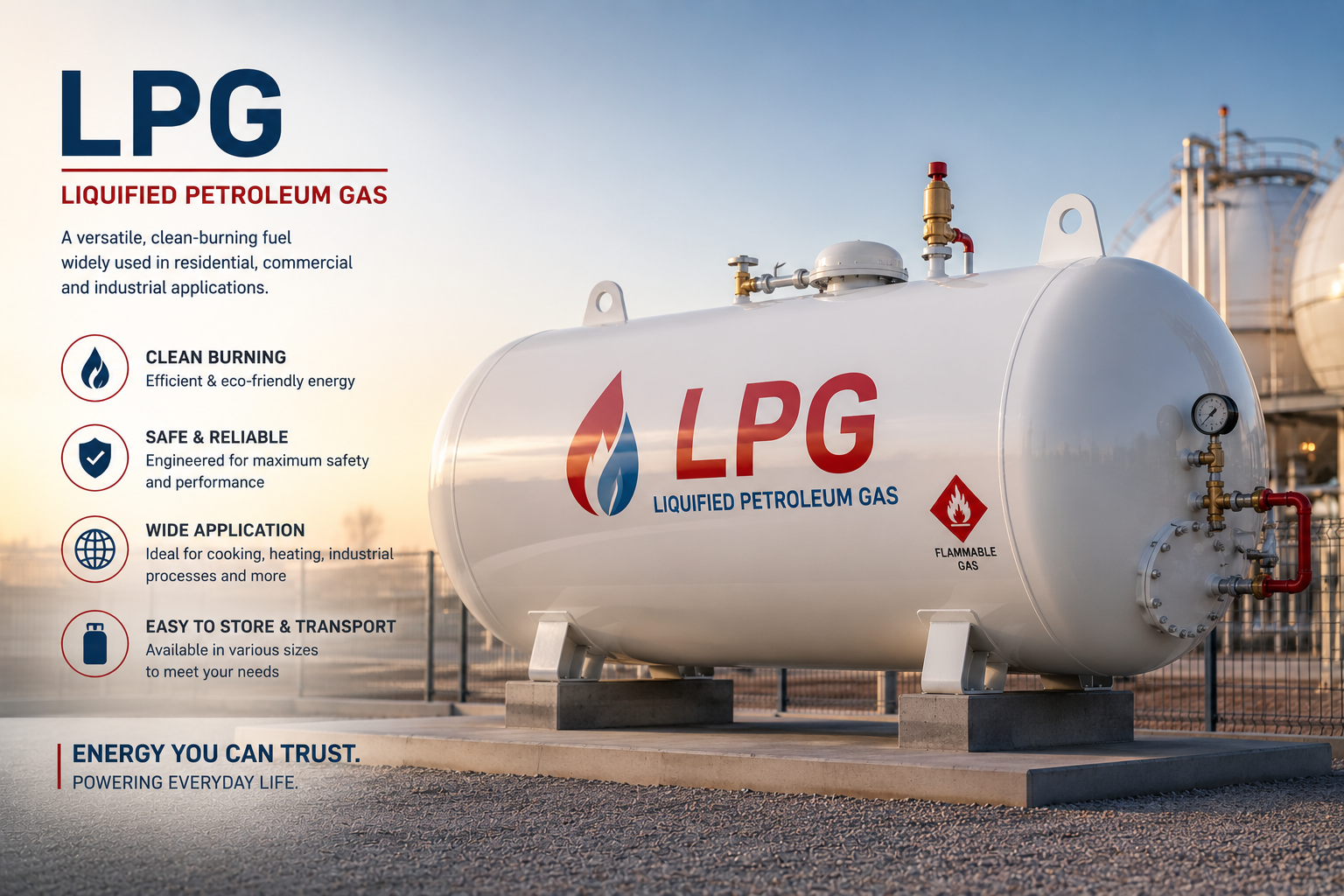 LPG (Liquified Petroleum Gas)