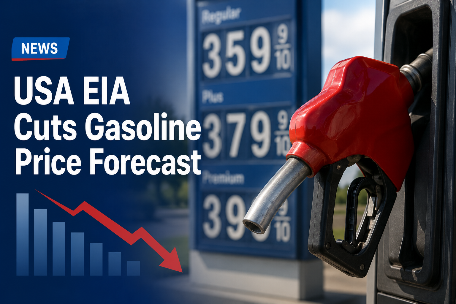 USA EIA Cuts Gasoline